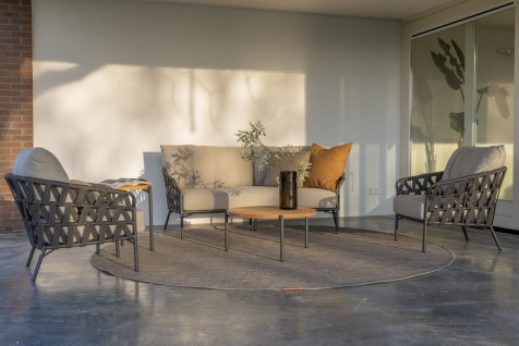  Taste Albareto Sofa Set W/cushions. - Anthracite